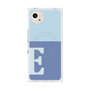 プレミアムスクエアケース with SnapMag［ オリジナル - initial two tone - E blue ］