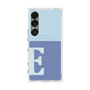 プレミアムスクエアケース with SnapMag［ オリジナル - initial two tone - E blue ］
