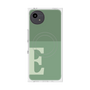 プレミアムスクエアケース with SnapMag［ オリジナル - initial two tone - E green ］