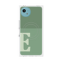 プレミアムスクエアケース with SnapMag［ オリジナル - initial two tone - E green ］