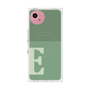 プレミアムスクエアケース with SnapMag［ オリジナル - initial two tone - E green ］