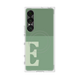 プレミアムスクエアケース with SnapMag［ オリジナル - initial two tone - E green ］