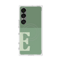 プレミアムスクエアケース with SnapMag［ オリジナル - initial two tone - E green ］