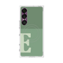 プレミアムスクエアケース with SnapMag［ オリジナル - initial two tone - E green ］