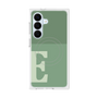 プレミアムスクエアケース with SnapMag［ オリジナル - initial two tone - E green ］
