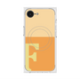 プレミアムスクエアケース with SnapMag［ オリジナル - initial two tone - F orange ］