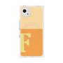 プレミアムスクエアケース with SnapMag［ オリジナル - initial two tone - F orange ］