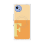 プレミアムスクエアケース with SnapMag［ オリジナル - initial two tone - F orange ］