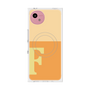 プレミアムスクエアケース with SnapMag［ オリジナル - initial two tone - F orange ］