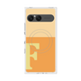プレミアムスクエアケース with SnapMag［ オリジナル - initial two tone - F orange ］
