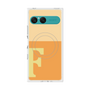 プレミアムスクエアケース with SnapMag［ オリジナル - initial two tone - F orange ］