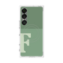 プレミアムスクエアケース with SnapMag［ オリジナル - initial two tone - F green ］
