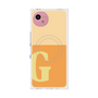 プレミアムスクエアケース with SnapMag［ オリジナル - initial two tone - G orange ］