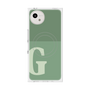 プレミアムスクエアケース with SnapMag［ オリジナル - initial two tone - G green ］