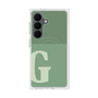 プレミアムスクエアケース with SnapMag［ オリジナル - initial two tone - G green ］