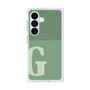 プレミアムスクエアケース with SnapMag［ オリジナル - initial two tone - G green ］