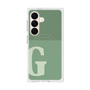 プレミアムスクエアケース with SnapMag［ オリジナル - initial two tone - G green ］