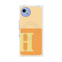 プレミアムスクエアケース with SnapMag［ オリジナル - initial two tone - H orange ］