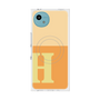 プレミアムスクエアケース with SnapMag［ オリジナル - initial two tone - H orange ］