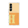 プレミアムスクエアケース with SnapMag［ オリジナル - initial two tone - H orange ］