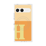 プレミアムスクエアケース with SnapMag［ オリジナル - initial two tone - H orange ］