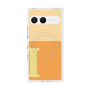 プレミアムスクエアケース with SnapMag［ オリジナル - initial two tone - I orange ］