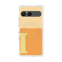 プレミアムスクエアケース with SnapMag［ オリジナル - initial two tone - I orange ］