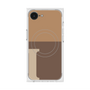 プレミアムスクエアケース with SnapMag［ オリジナル - initial two tone - I brown ］