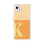 プレミアムスクエアケース with SnapMag［ オリジナル - initial two tone - K orange ］