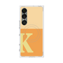 プレミアムスクエアケース with SnapMag［ オリジナル - initial two tone - K orange ］