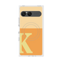 プレミアムスクエアケース with SnapMag［ オリジナル - initial two tone - K orange ］