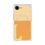 プレミアムスクエアケース with SnapMag［ オリジナル - initial two tone - L orange ］
