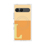 プレミアムスクエアケース with SnapMag［ オリジナル - initial two tone - L orange ］