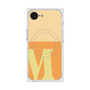 プレミアムスクエアケース with SnapMag［ オリジナル - initial two tone - M orange ］
