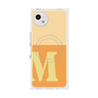 プレミアムスクエアケース with SnapMag［ オリジナル - initial two tone - M orange ］