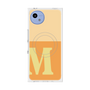 プレミアムスクエアケース with SnapMag［ オリジナル - initial two tone - M orange ］