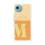 プレミアムスクエアケース with SnapMag［ オリジナル - initial two tone - M orange ］