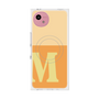 プレミアムスクエアケース with SnapMag［ オリジナル - initial two tone - M orange ］