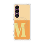 プレミアムスクエアケース with SnapMag［ オリジナル - initial two tone - M orange ］