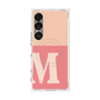 プレミアムスクエアケース with SnapMag［ オリジナル - initial two tone - M pink ］