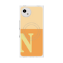 プレミアムスクエアケース with SnapMag［ オリジナル - initial two tone - N orange ］
