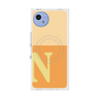 プレミアムスクエアケース with SnapMag［ オリジナル - initial two tone - N orange ］