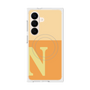プレミアムスクエアケース with SnapMag［ オリジナル - initial two tone - N orange ］