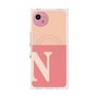 プレミアムスクエアケース with SnapMag［ オリジナル - initial two tone - N pink ］