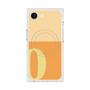 プレミアムスクエアケース with SnapMag［ オリジナル - initial two tone - O orange ］