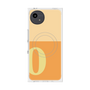 プレミアムスクエアケース with SnapMag［ オリジナル - initial two tone - O orange ］