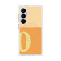 プレミアムスクエアケース with SnapMag［ オリジナル - initial two tone - O orange ］