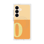 プレミアムスクエアケース with SnapMag［ オリジナル - initial two tone - O orange ］