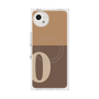 プレミアムスクエアケース with SnapMag［ オリジナル - initial two tone - O brown ］