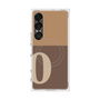 プレミアムスクエアケース with SnapMag［ オリジナル - initial two tone - O brown ］
